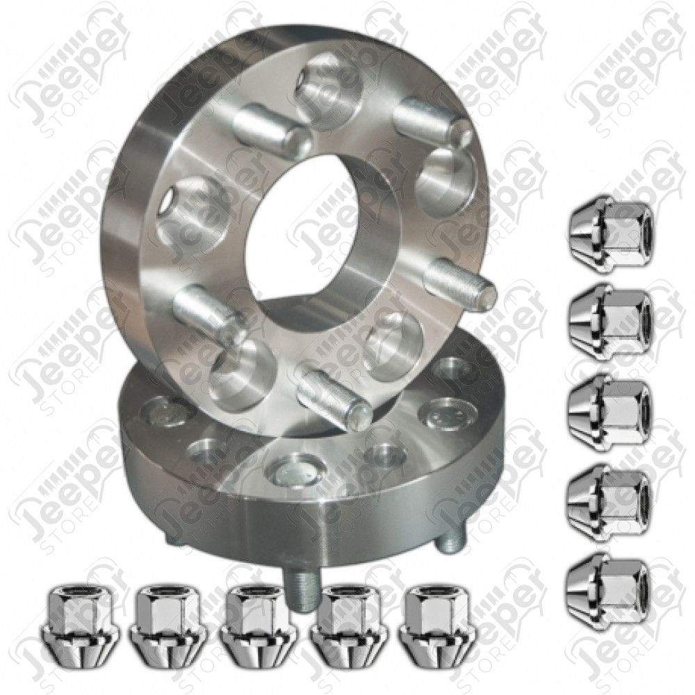 Kit de 2 élargisseurs de voie +30mm par roue , soit 60mm par essieux , entraxe: 5x114.3 pour Jeep Compass MK et Patriot MK
