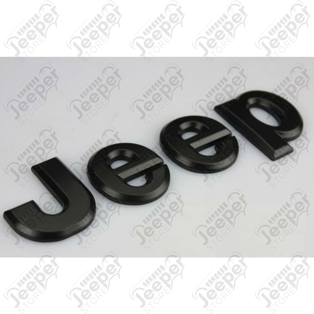 Logo JEEP - Emblème noir pour carrosserie - ST-T671-3