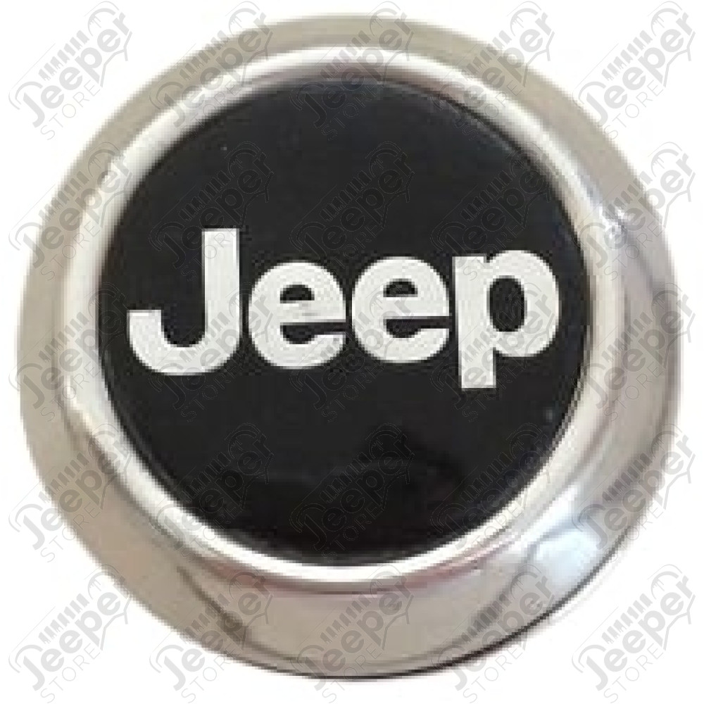 Kit de 4 emblèmes Jeep pour cache moyeu de jante à coller (diamètre 56mm)