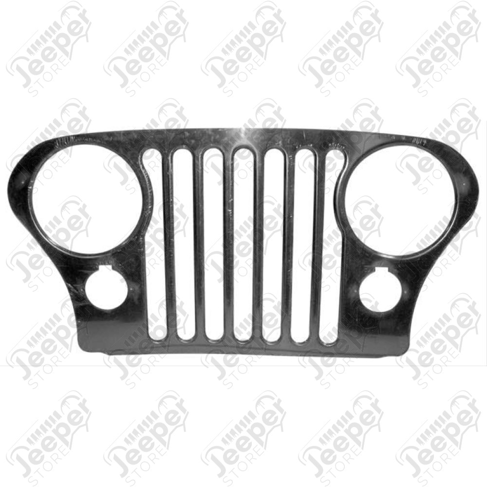 Enjoliveur de calandre Acier / Inox pour Jeep CJ5, CJ6, CJ7, CJ8 - 5752247ST / RT34086