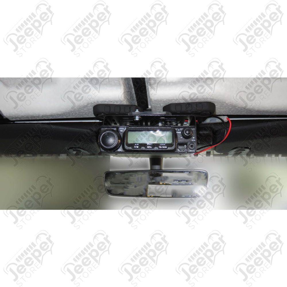 Support de VHF, CB au dessus du rétroviseur intérieur central pour Jeep Wrangler JL