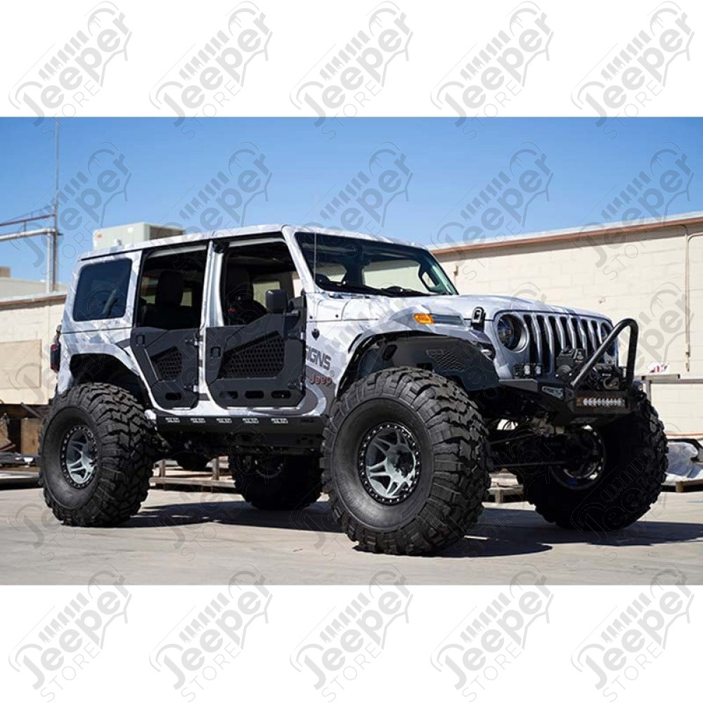 Kit de 2 demi portes avant en aluminium avec rétroviseurs pour Jeep Gladiator JT