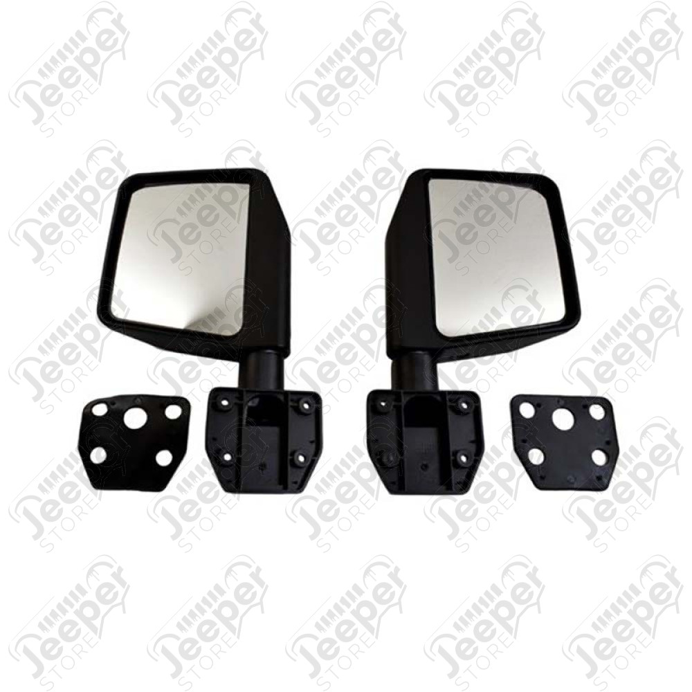 Kit de 2 demi portes avant en aluminium avec rétroviseurs pour Jeep Gladiator JT