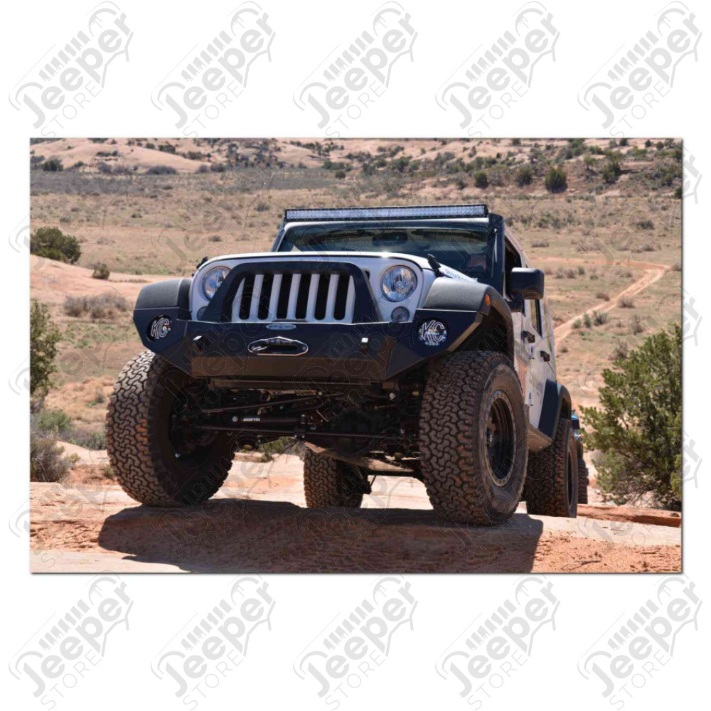 Pare chocs avant acier avec porte treuil RSE pour Jeep Wrangler JK