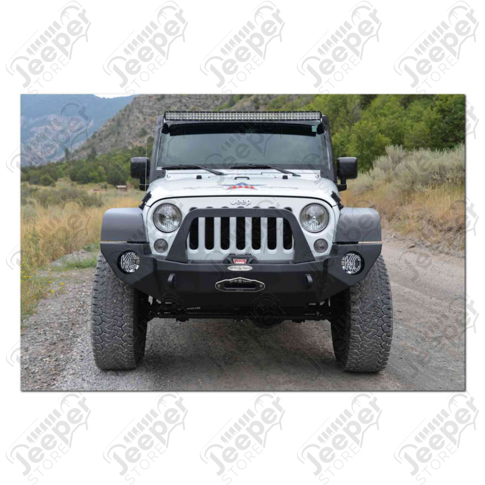 Pare chocs avant acier avec porte treuil RSE pour Jeep Wrangler JK