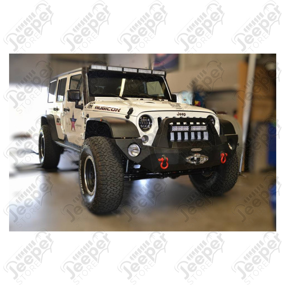 Pare chocs avant acier avec porte treuil RSE pour Jeep Wrangler JK