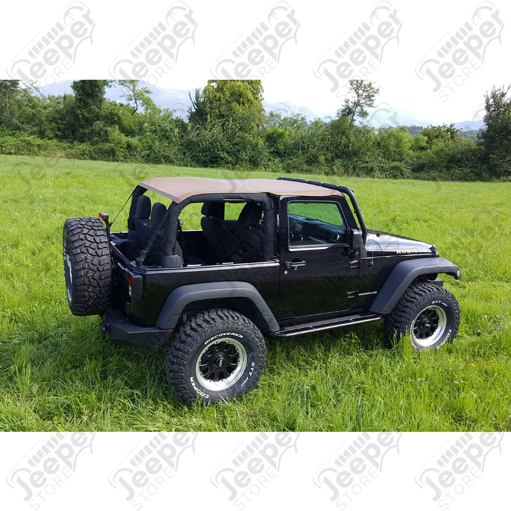 Bâche complète Suntop Fastback Top U2 - Couleur : Khaki (Military Green) - Jeep Wrangler JL (2 portes)