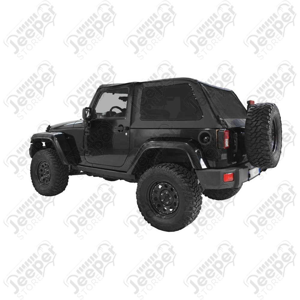 Bâche complète Suntop Fastback Top U2 - Couleur : Khaki (Military Green) - Jeep Wrangler JL (2 portes)
