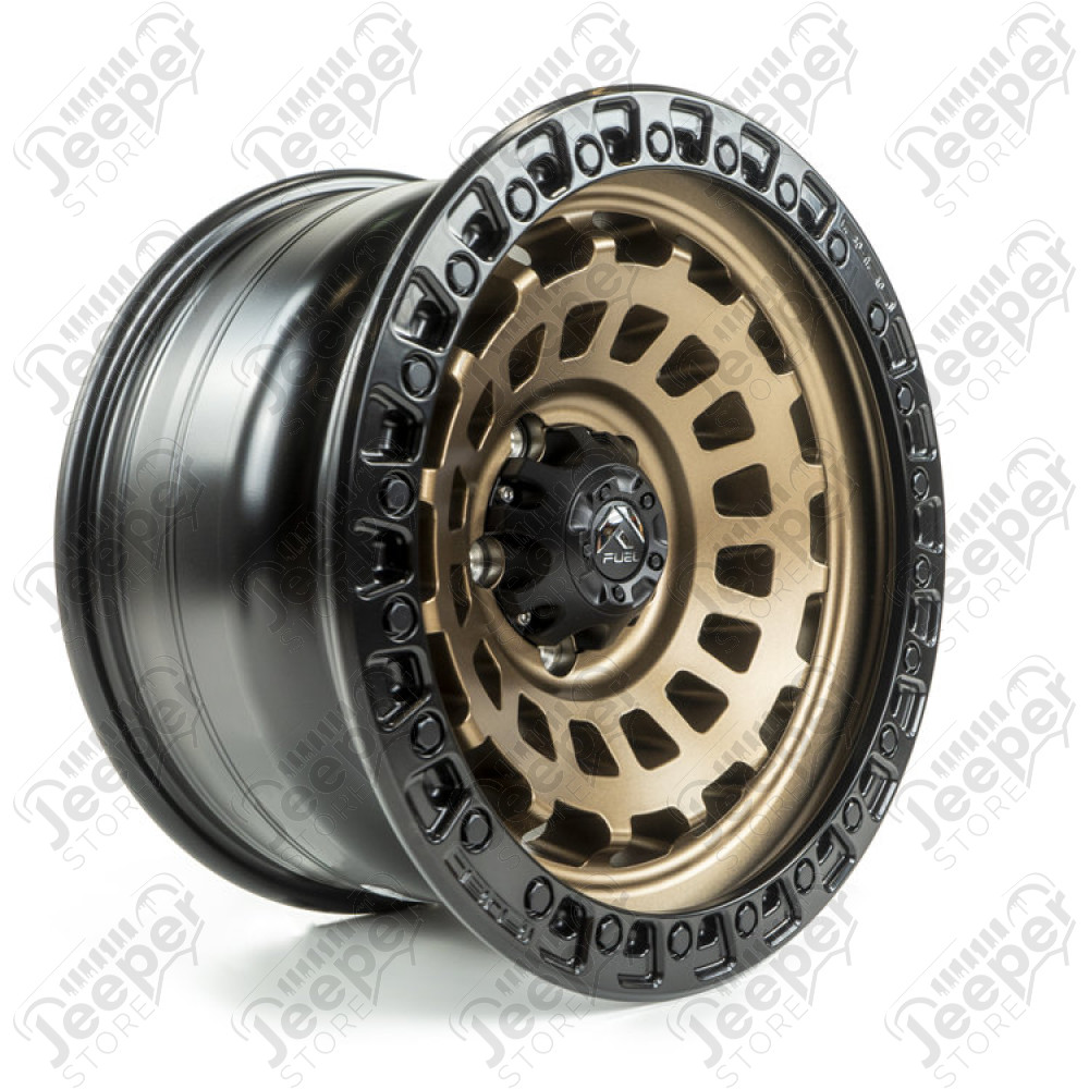 Jante Aluminium Fuel D634 Zephyr Couleur : Matte Bronze Black 9x17 / 5x127 / ET: -12 - D63417907545 - Jante Alu 17 pouces