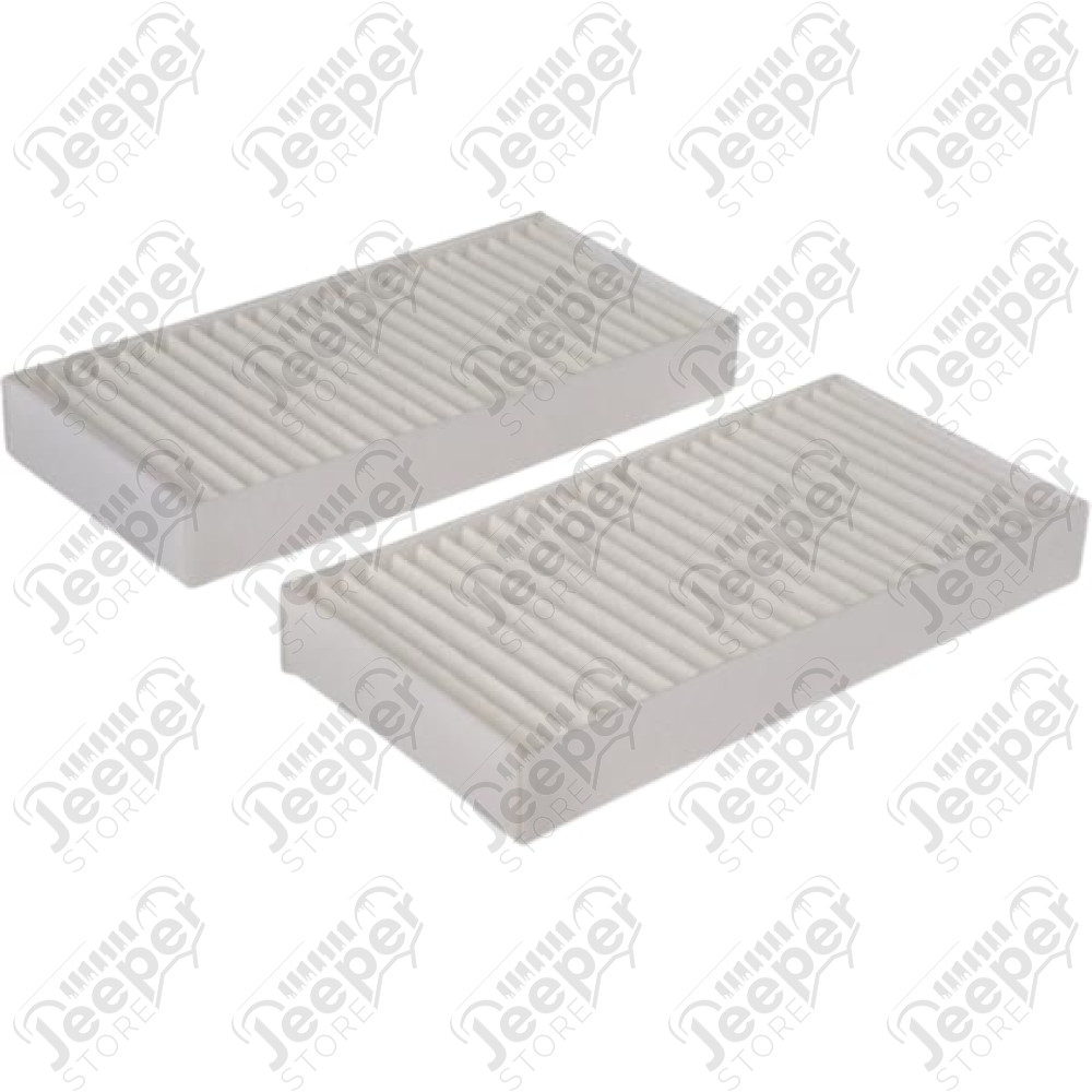 Filtre habitacle (filtre à pollen) - Kit de 2 filtres - Jeep Wrangler JK - 55111302AA