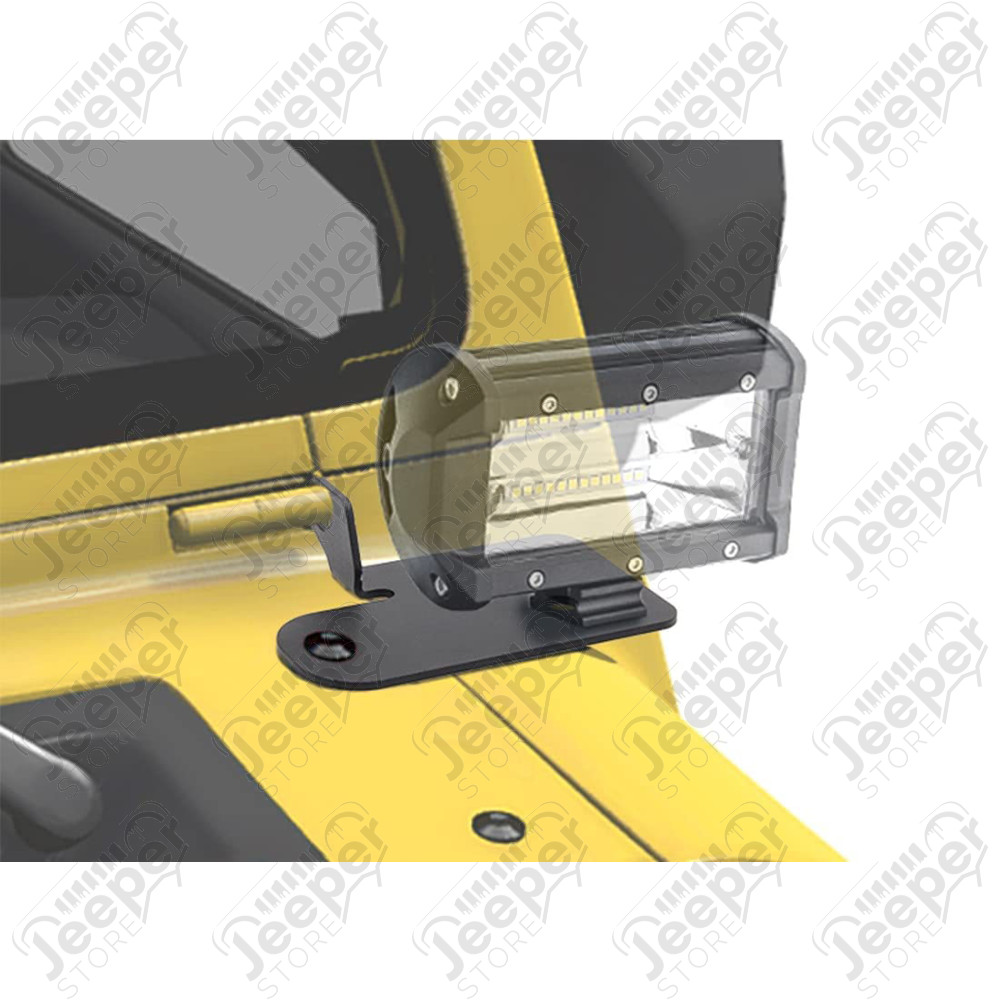 Fixation de phare sur bas de baie de pare brise Jeep Wrangler JL