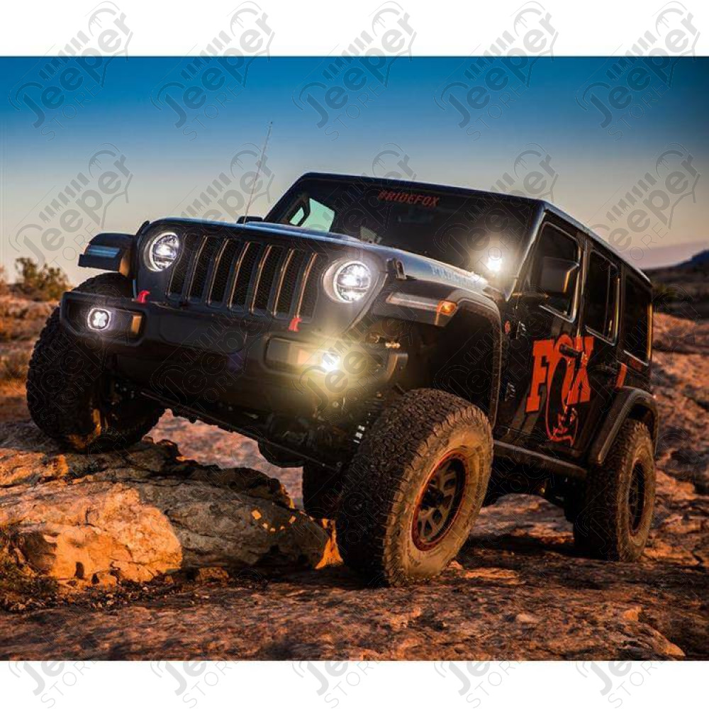 Amortisseur arrière FOX Elite 2.5 avec bonbonne séparée réglable pour 2" à 3" de réhausse pour Jeep Wrangler JL