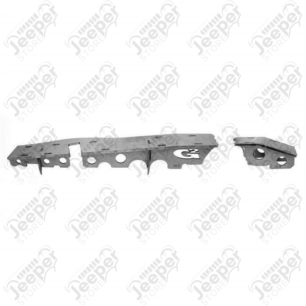 G2 68-2050 Kit de renfort de pont avant à souder (marque G2) pour Dana 30 Jeep Wrangler JK