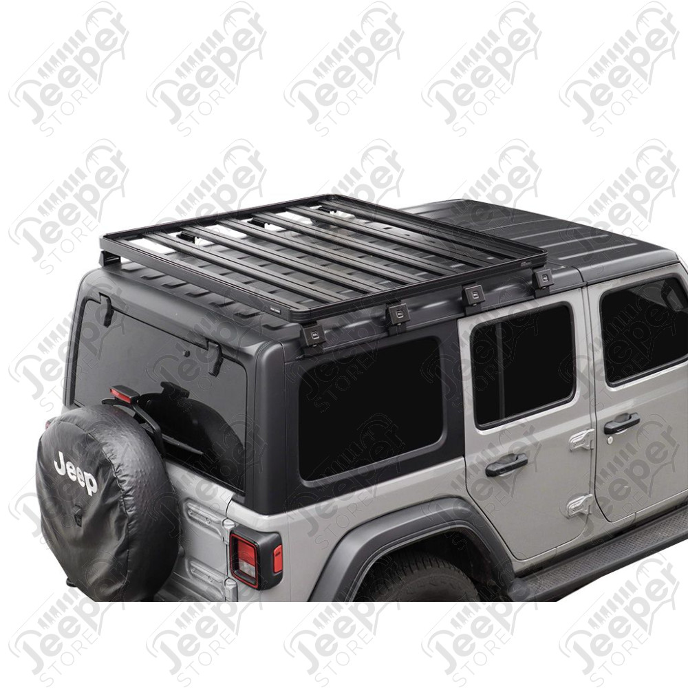 Galerie de toit 1/2 Slimline II - Jeep Wrangler JL (4 portes) - KRJW031T / LASS027 LASS035 RRSTM07 WDST009
