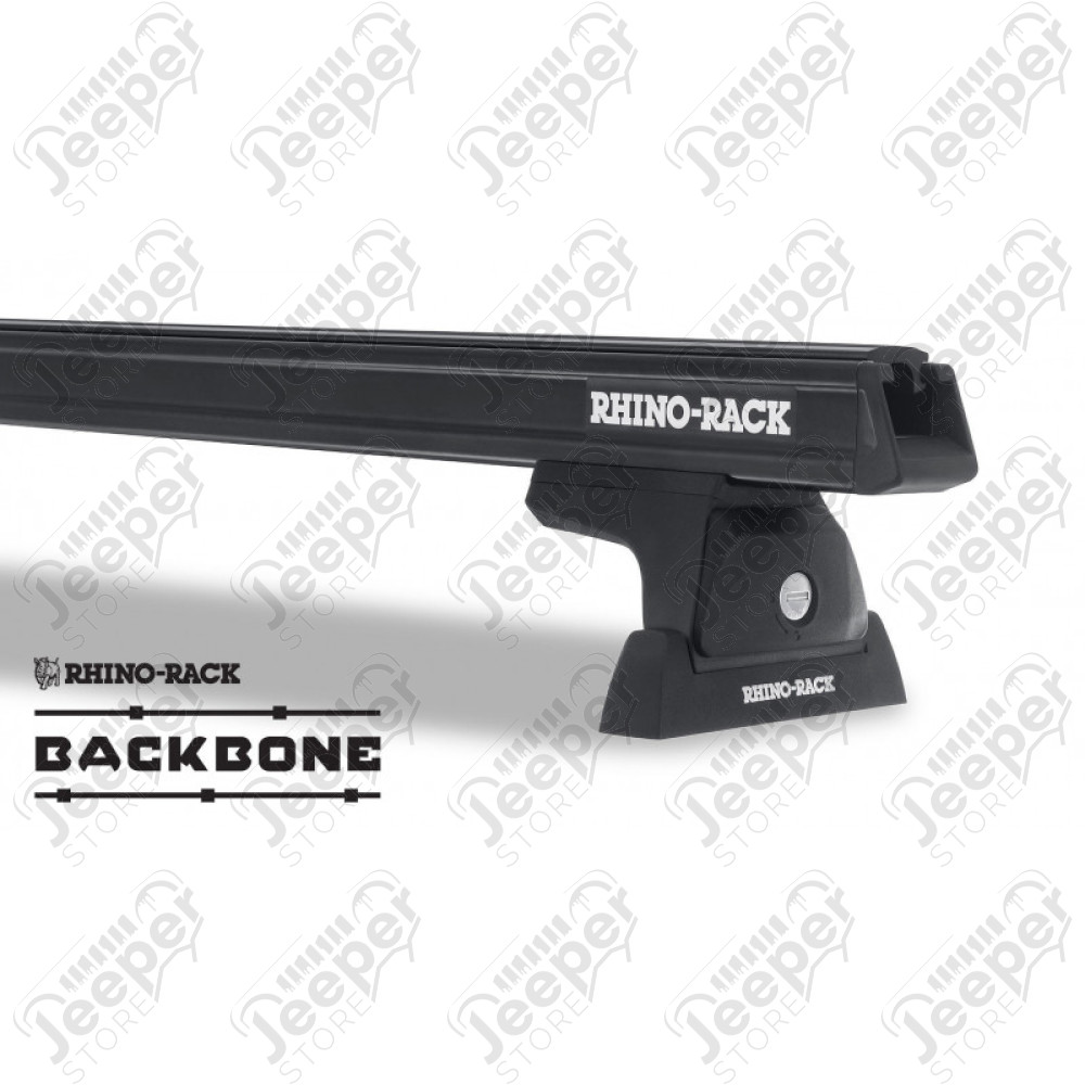Galerie de toit Rhino-Rack complète (3 barres) pour Jeep Wrangler JK Unlimited (4 portes) 