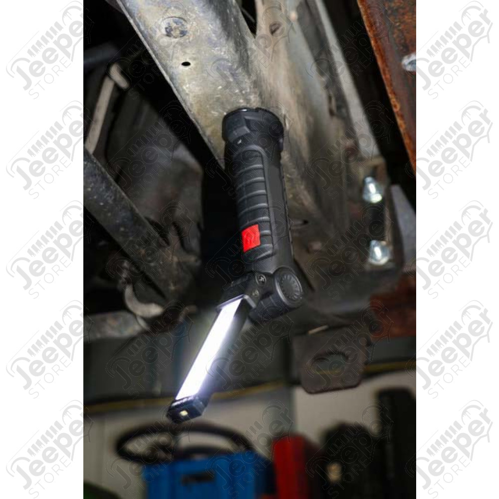 Goodies : Lampe LED Baladeuse Magnétique Rechargeable – 240 Lumens pour Jeep et autres véhicules