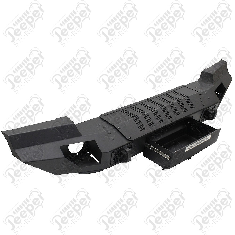 Pare chocs avant Go-Rhino TrailLine avec emplacement pour treuil pour Jeep Wrangler JL et Gladiator JT