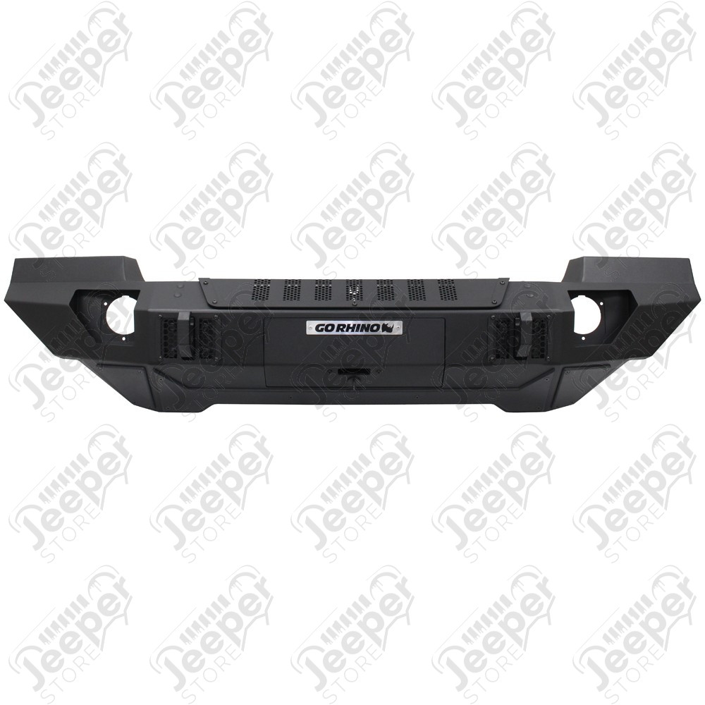 Pare chocs avant Go-Rhino TrailLine avec emplacement pour treuil pour Jeep Wrangler JL et Gladiator JT