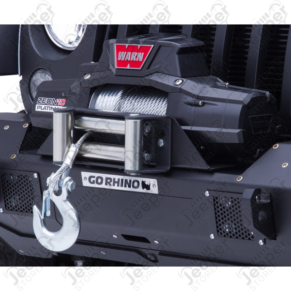Fixation treuil pour pare chocs TrailLine pour Jeep Wrangler JL et Gladiator JT