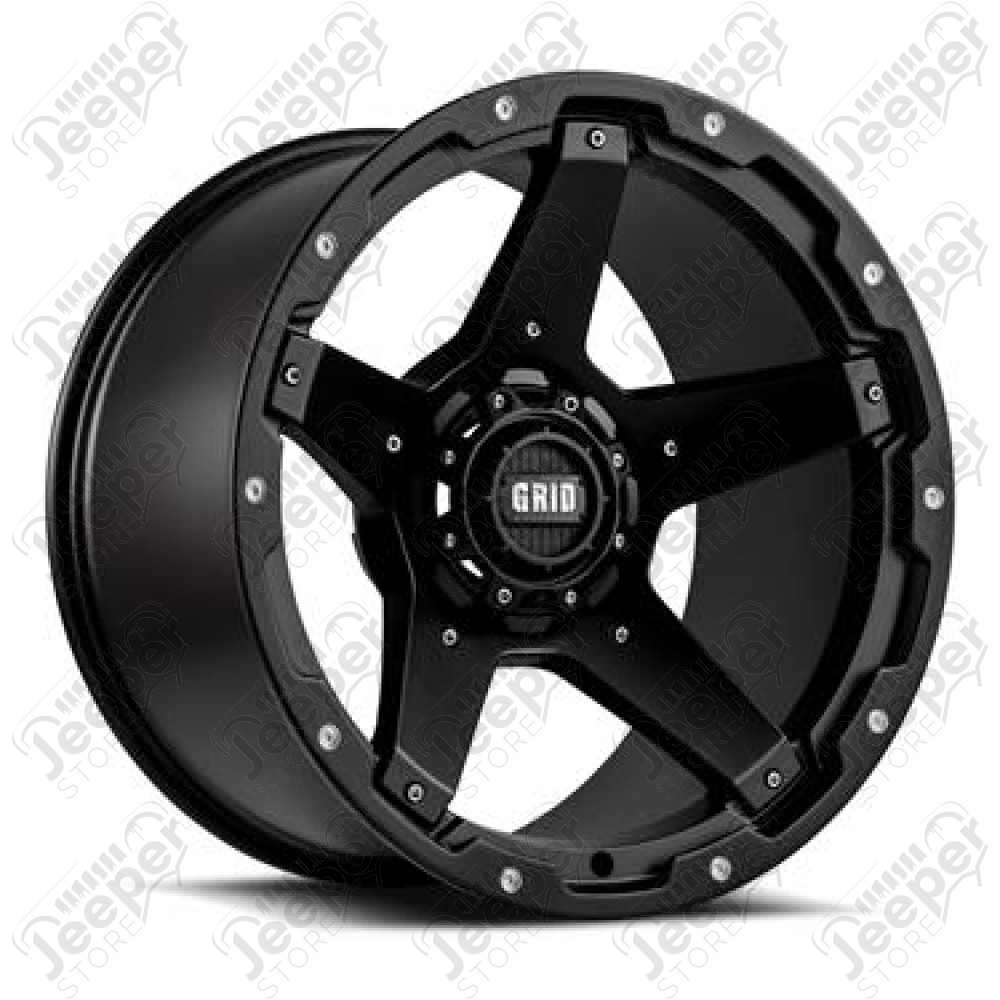 Jante aluminium Grid Wheels Noir 9x18 / 5x127 / ET: 15 - 418927B158 / GD0418090027B1508 - Jante Alu 18 pouces