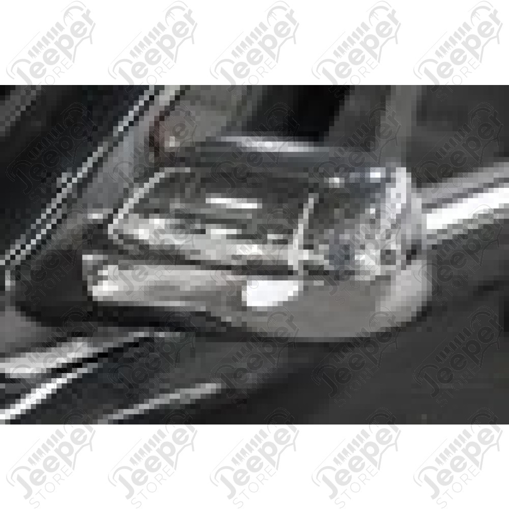Kit d'enjoliveurs de rétroviseurs en plastique chromé pour Jeep Grand Cherokee WH, WK