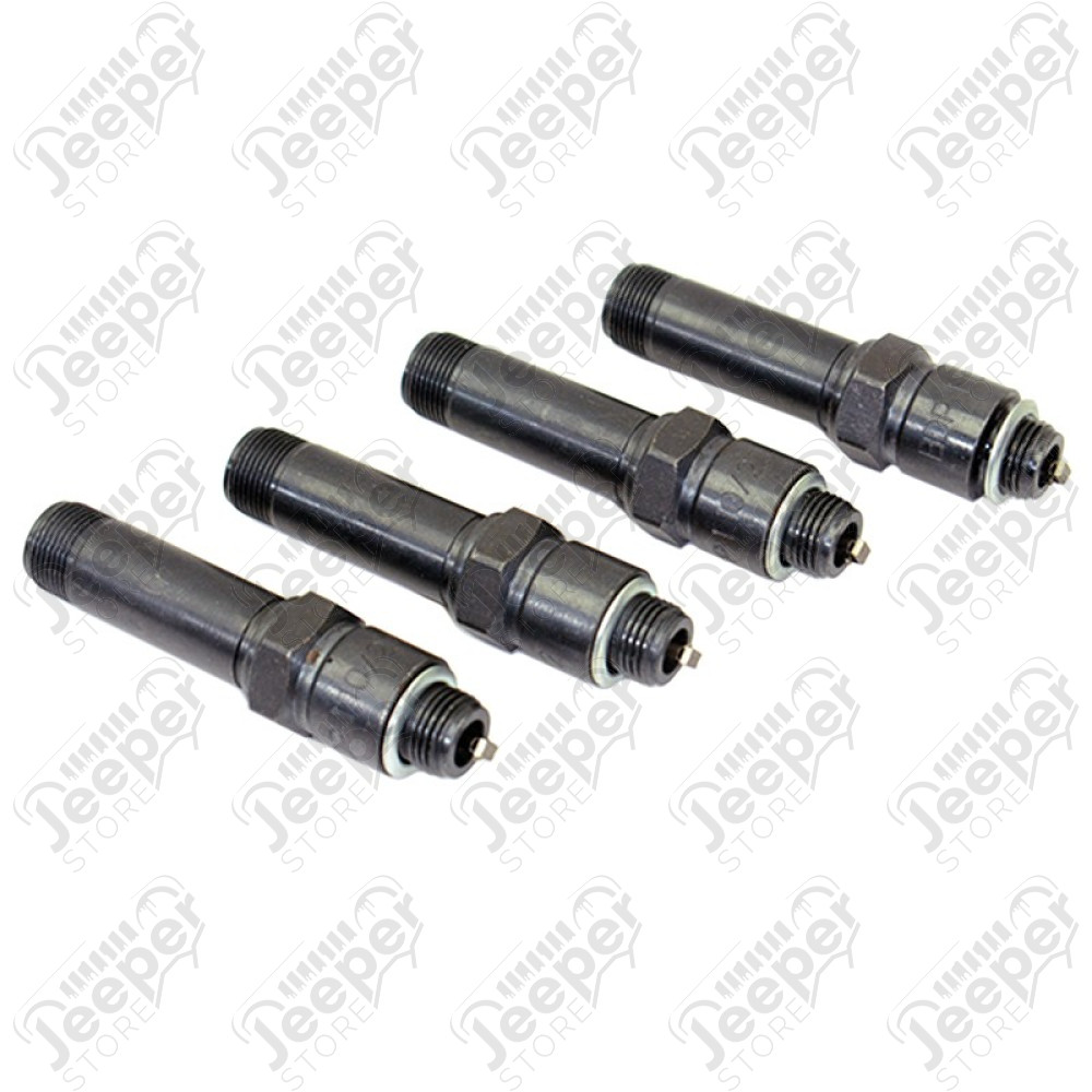 Kit de 4 bougies d'allumage blindées 24 volts - Jeep Hotchkiss M201 - 81367K