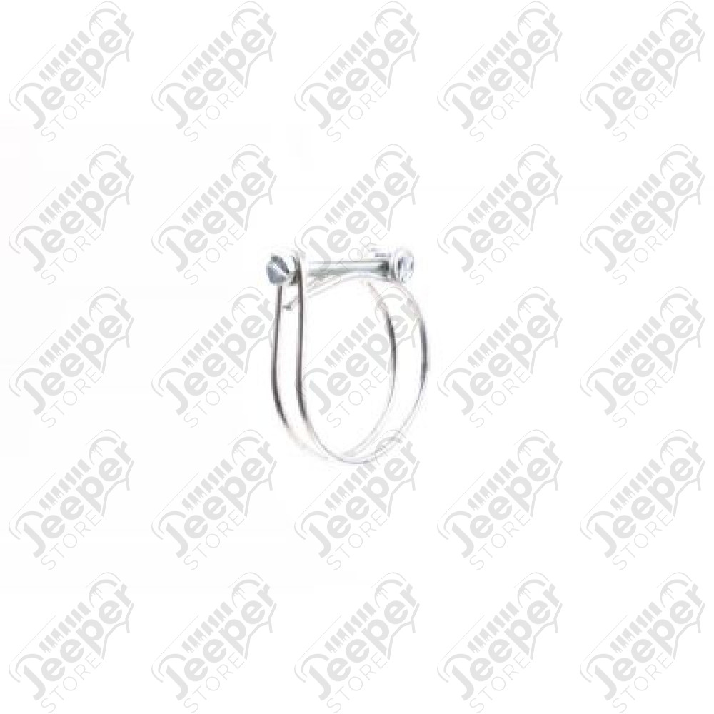 Kit de 4 durites d'eau + 8 colliers - Jeep Willys MB, Hotchkiss M201, Ford GPW - WOA592K / WO52226