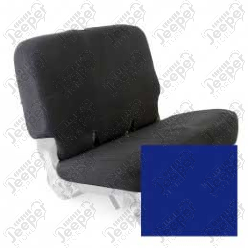 Housse de banquette arrière Couleur : Bleu pour Jeep CJ5, CJ7, Wrangler YJ