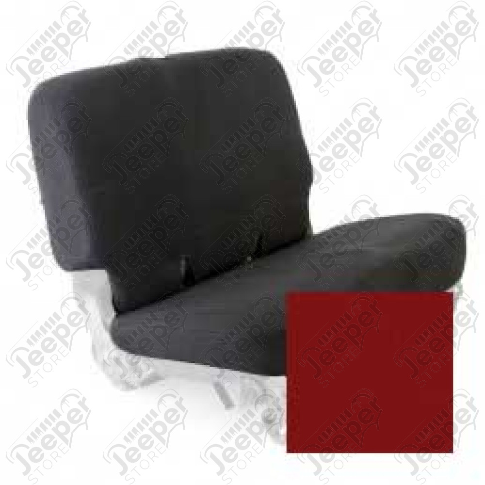 Housse de banquette arrière, Couleur: Rouge, Jeep Wrangler TJ 