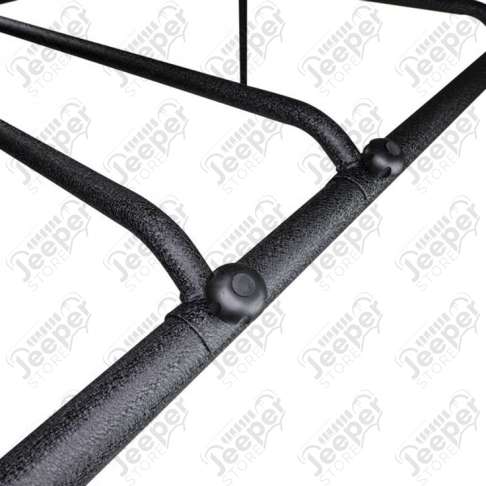 Galerie de toit offroad OFD en acier noir pour Jeep Wrangler JK Unlimited (4 portes) - OF00502103