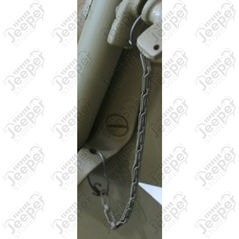 Chainette et anneau de vis oreille (jeu de 4) - Jeep Willys MB, GPW, M201 - WOA2501 / A2501