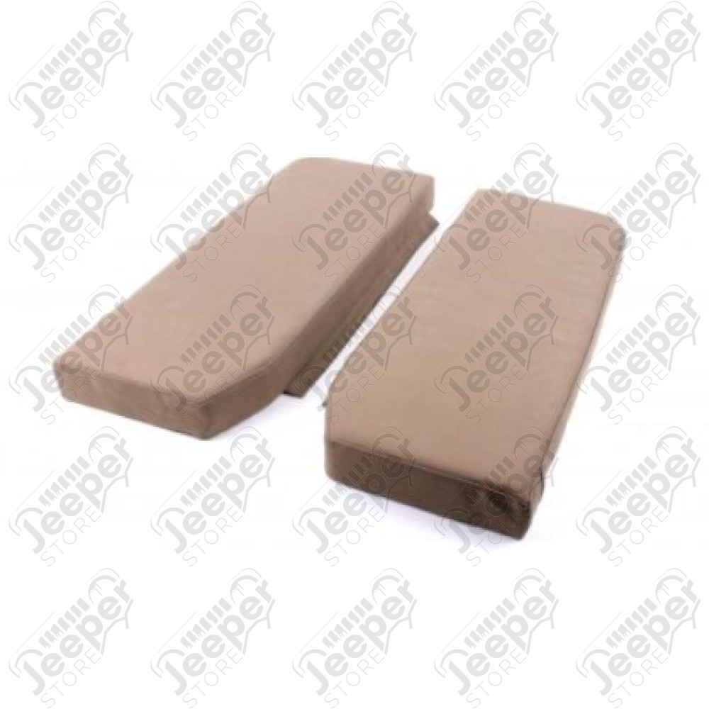 Coussins latéraux arrière kaki pour Jeep Willys, MB, GPW, M201 - A11733 / WOA11733