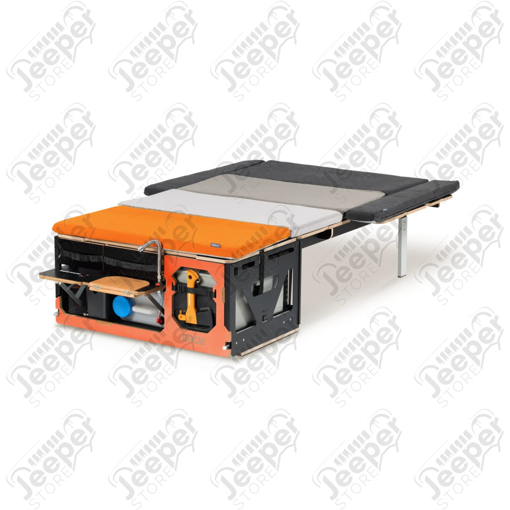 Kit rangements, cuisine et lit - Jeep Wrangler JL Unlimited (4 portes) - NestBox Supertramp 300 de chez Egoe