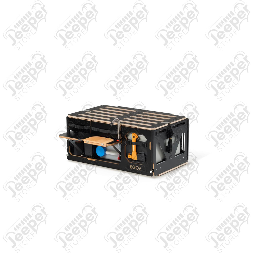Kit rangements, cuisine et lit - Jeep Wrangler JL Unlimited (4 portes) - NestBox Supertramp 300 de chez Egoe