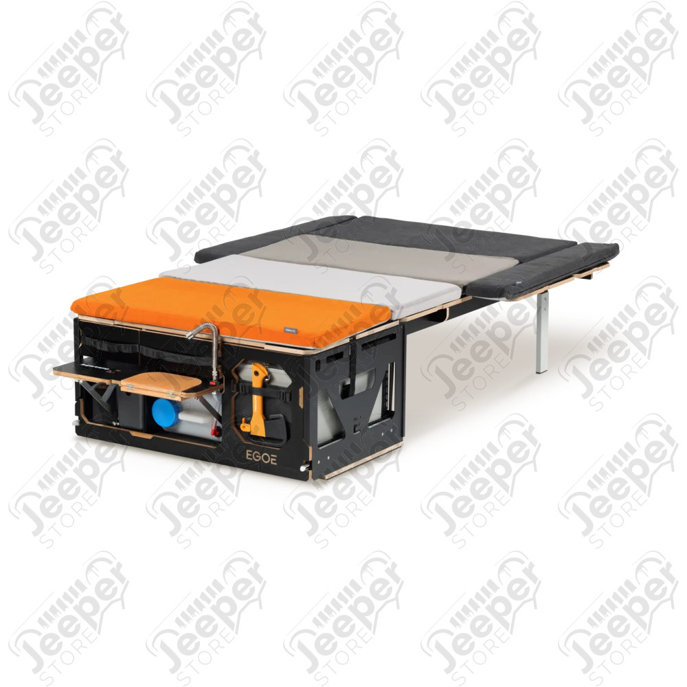 Kit rangements, cuisine et lit - Jeep Wrangler JL Unlimited (4 portes) - NestBox Supertramp 300 de chez Egoe