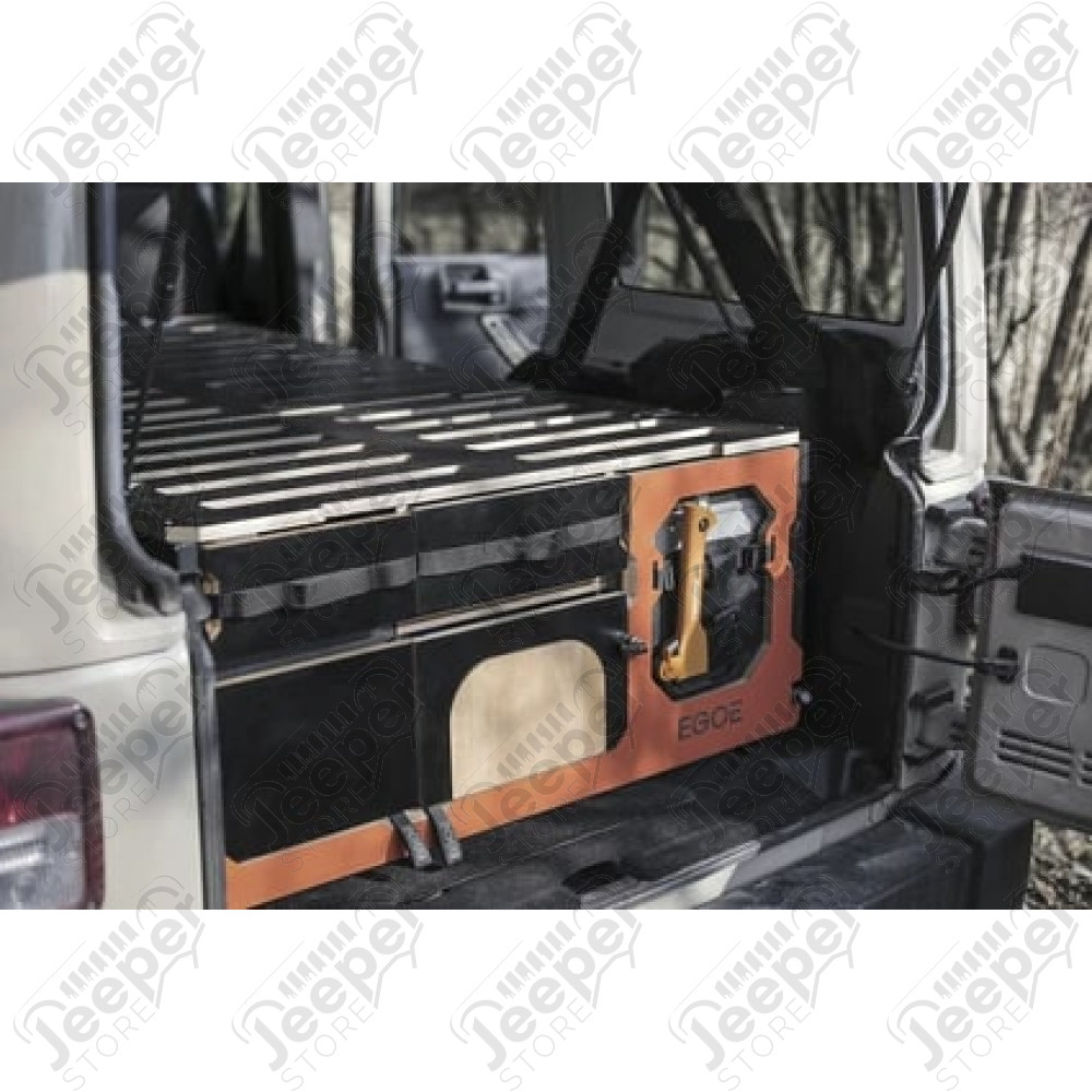 Kit rangements, cuisine et lit - Jeep Wrangler JL Unlimited (4 portes) - NestBox Supertramp 300 de chez Egoe