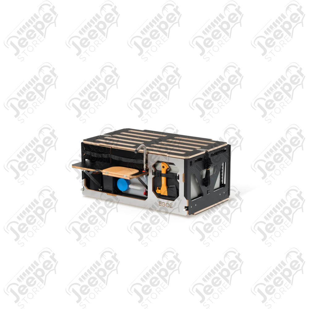 Kit rangements, cuisine et lit - Jeep Wrangler JL Unlimited (4 portes) - NestBox Supertramp 300 de chez Egoe