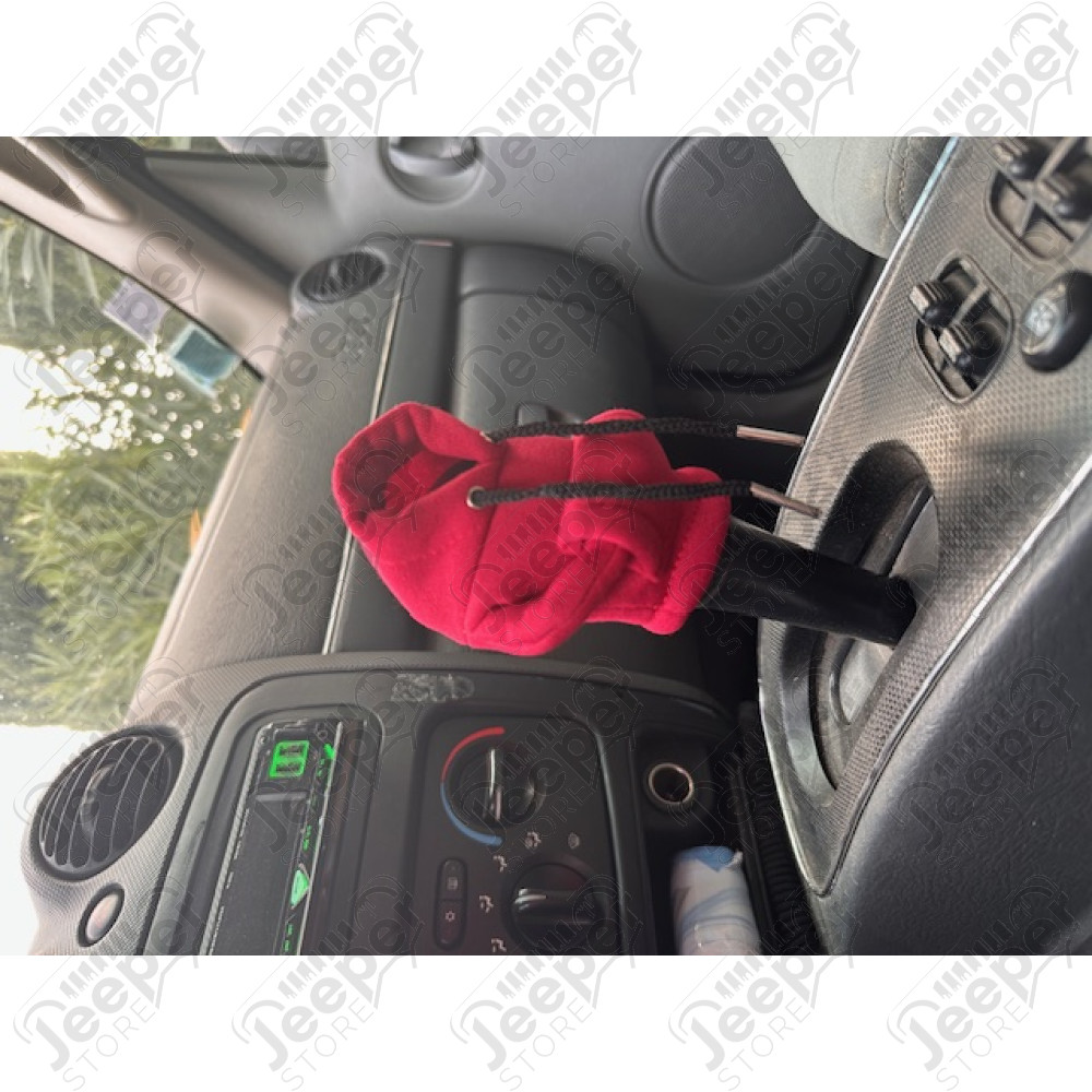 Goodies : Sweat shirt pour levier de vitesses Jeep (couleur : rouge/bordeaux)