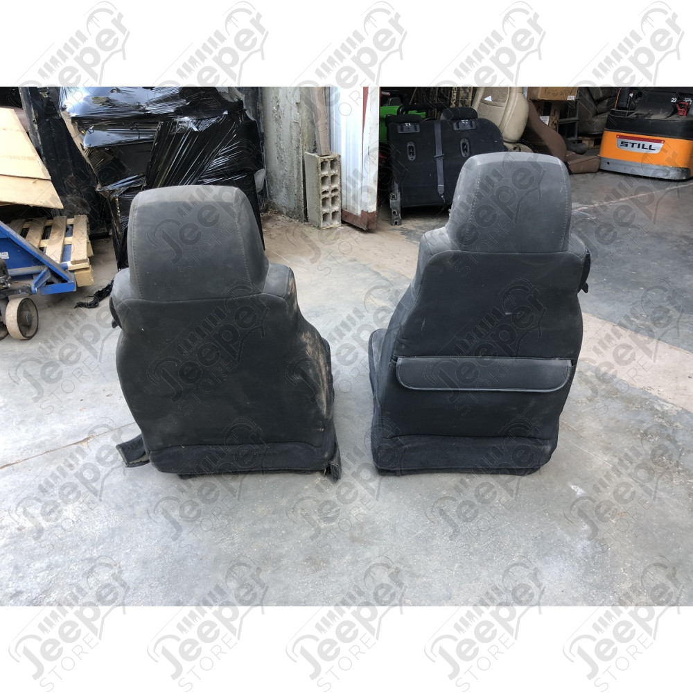 Occasion : Kit de 2 sièges avant origine gauche et droit (couleur : noir et gris) - Jeep Wrangler TJ