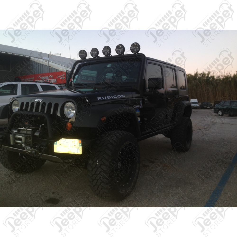 Rampe de lampes portées (jusqu'à 5 phares) couleur noire - Jeep Wrangler JK - 1513.30 / 11232.21 / 11232-21