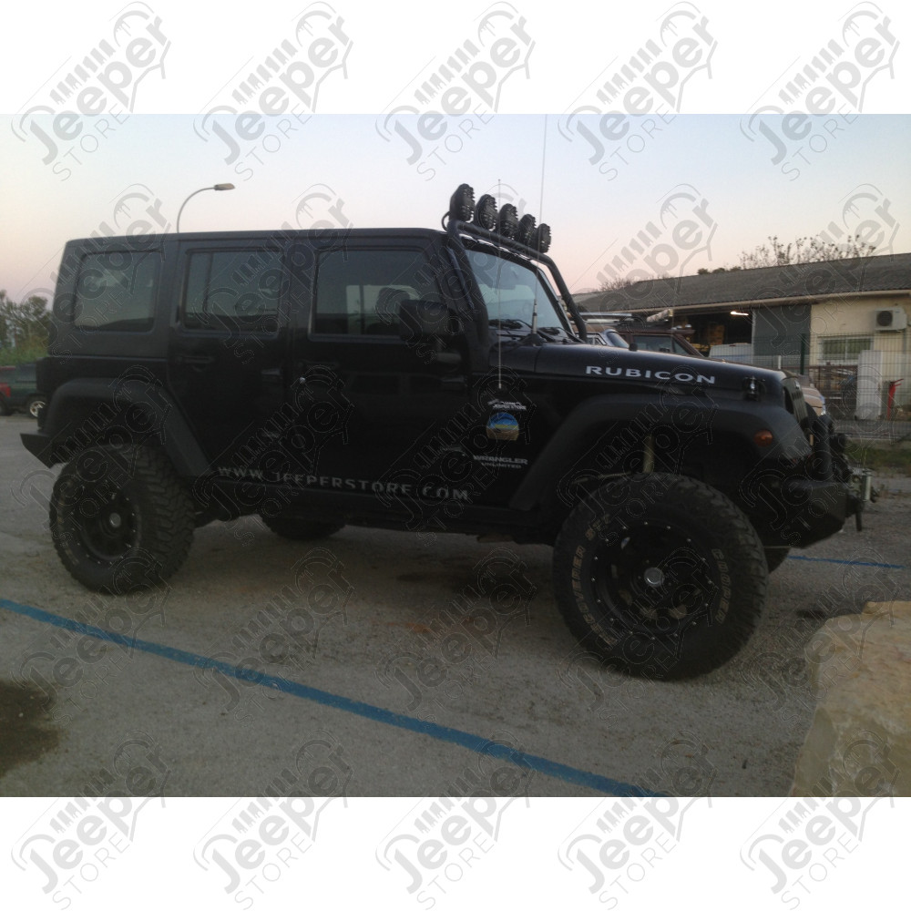 Rampe de lampes portées (jusqu'à 5 phares) couleur noire - Jeep Wrangler JK - 1513.30 / 11232.21 / 11232-21