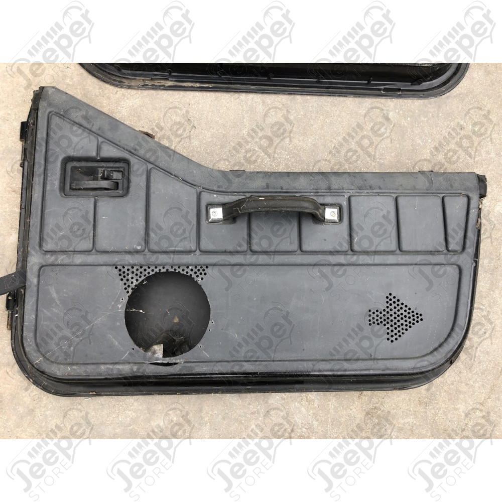 Occasion: Kit de 2 demi portes tôle origine noir pour Jeep CJ7 et Wrangler YJ
