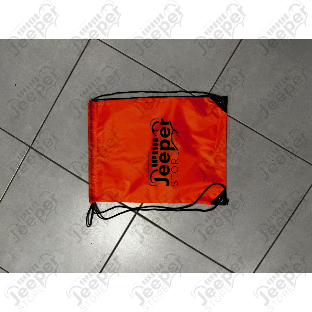 Sac à dos Jeep, couleur : Orange, avec pub Jeeper Store