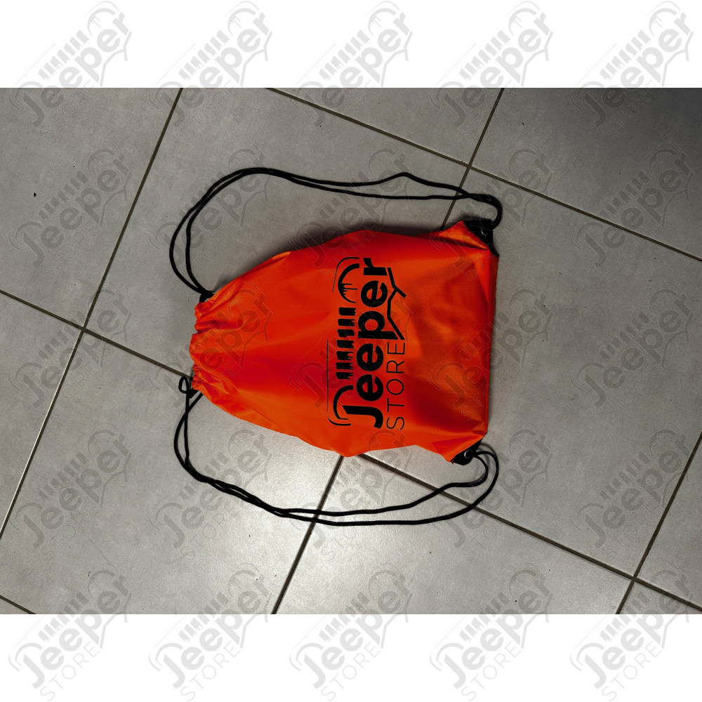 Sac à dos Jeep, couleur : Orange, avec pub Jeeper Store