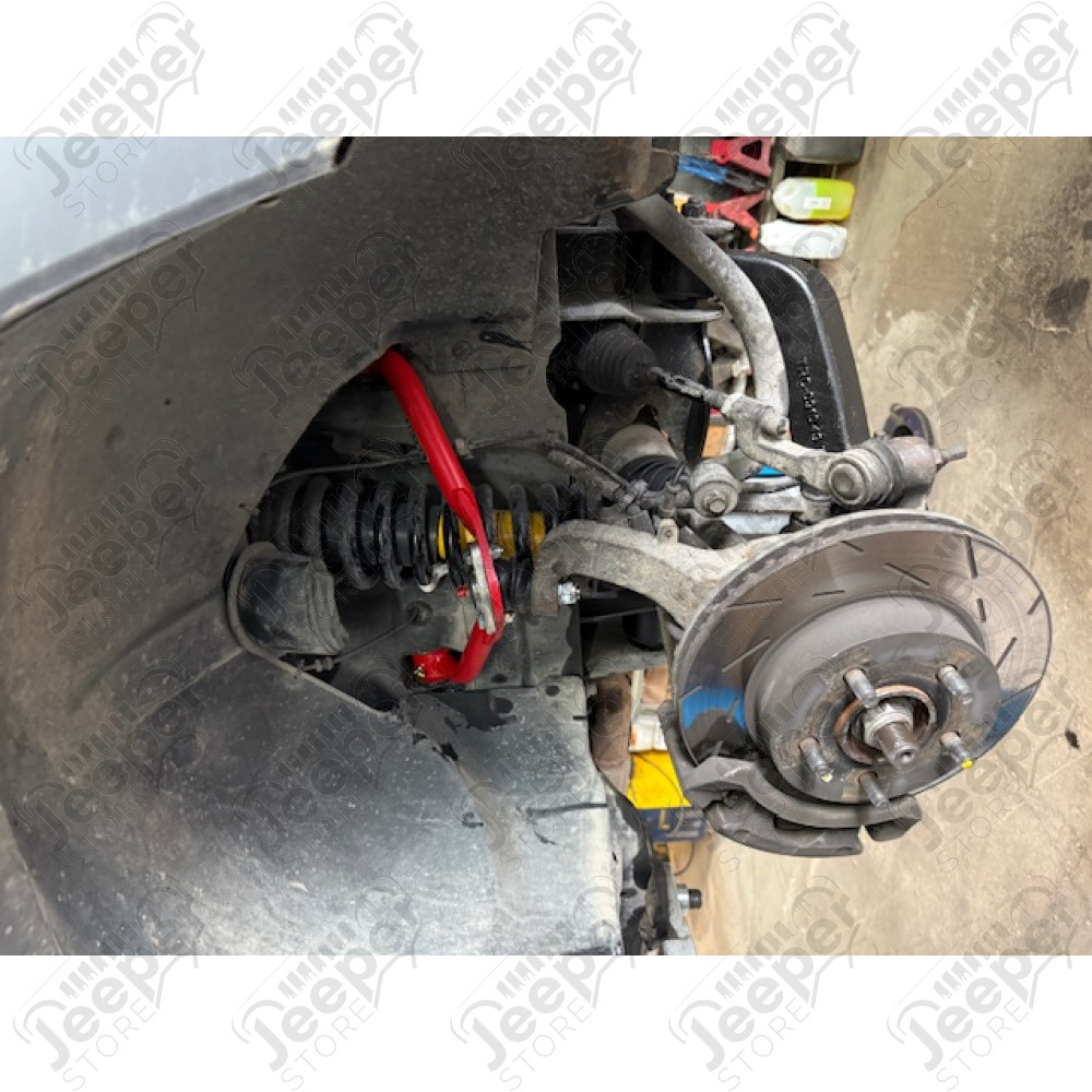 Kit 2 triangles avant supérieur gauche et droit pour véhicule réhaussé de 1" à 4" Jeep Cherokee Liberty KJ