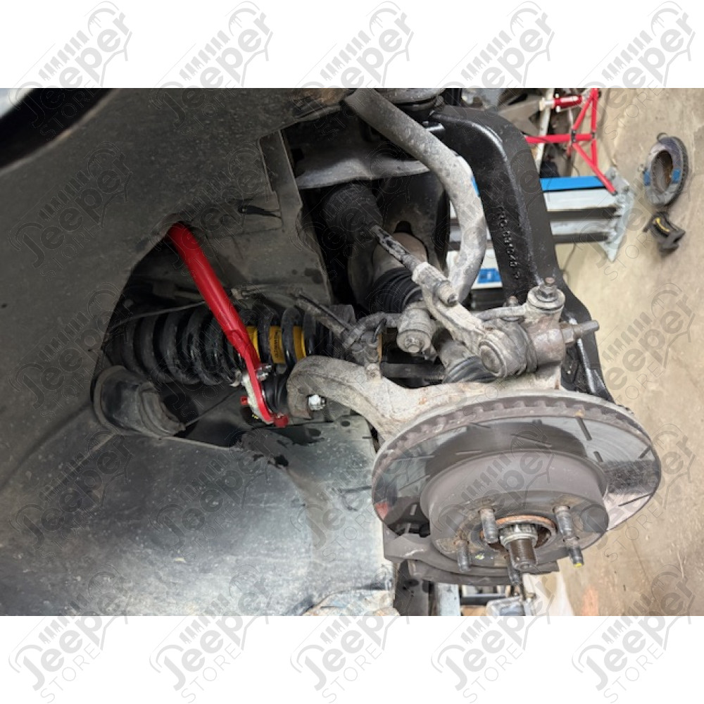 Kit 2 triangles avant supérieur gauche et droit pour véhicule réhaussé de 1" à 4" Jeep Cherokee Liberty KJ