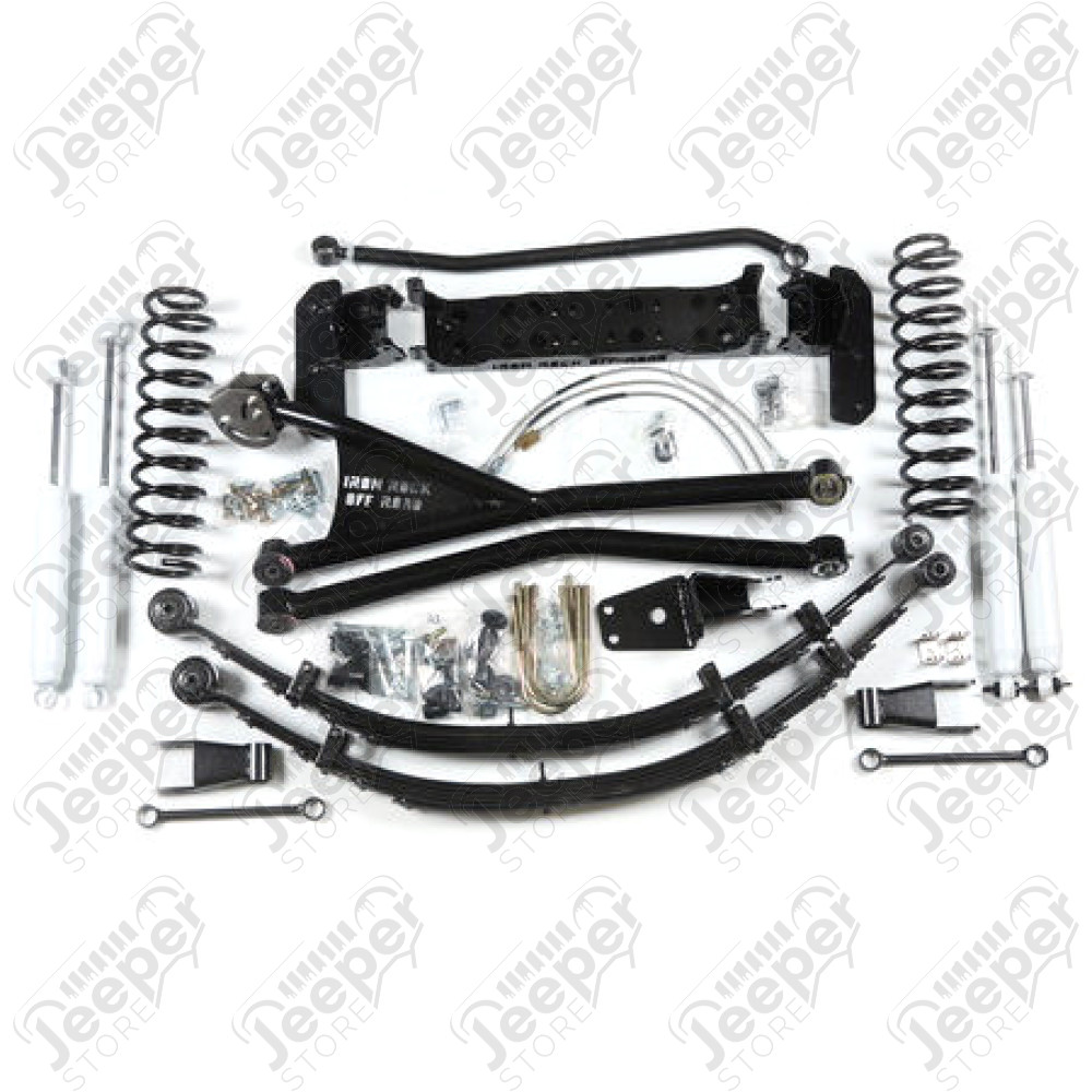 Kit Réhausse 6.5" Long Arm Iron rock off road Cherokee XJ