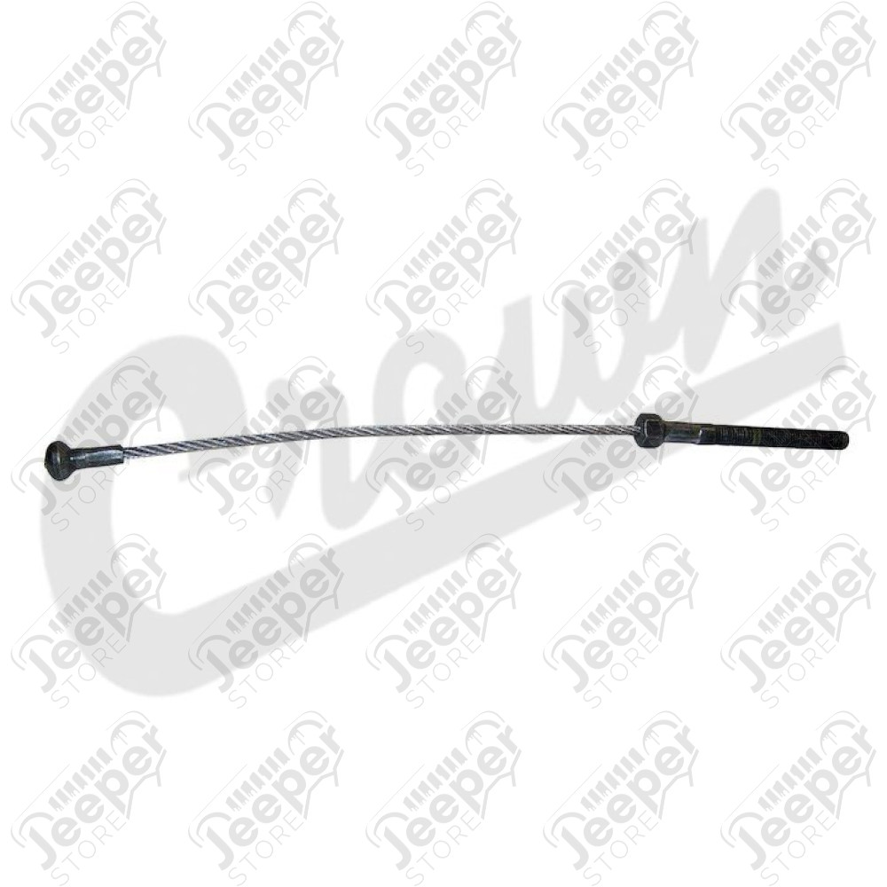Cable d'embrayage 4 cylindres 134cui (long: 11'') Jeep Willys M38, CJ2A, CJ3A, CJ3B, CJ5, CJ6