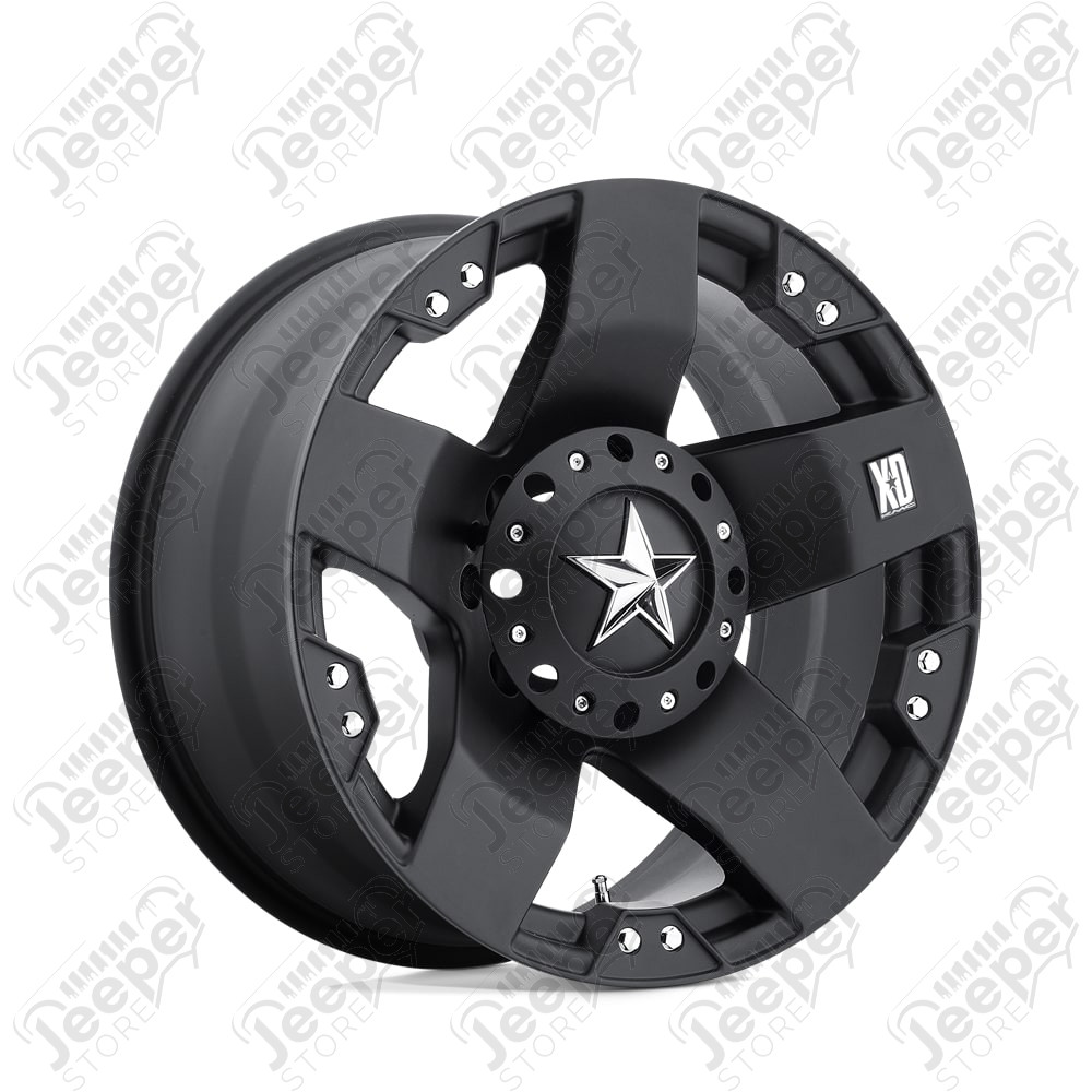 Jante aluminium noir mat RockStar XD775 8x17 / 5x127 / ET: 0 - XD77578035310 - Jante alu 17 pouces