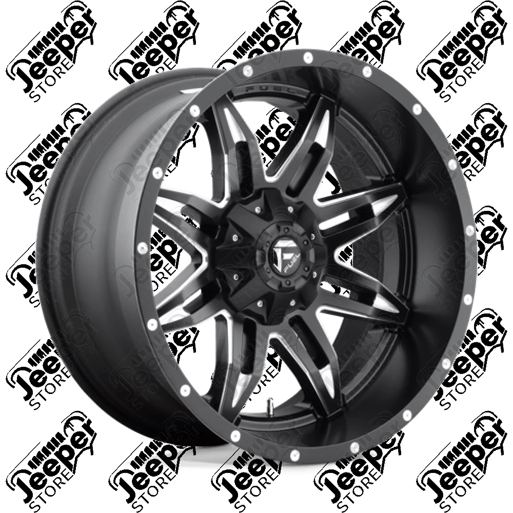 Jante aluminium Fuel D567 Lethal Couleur Black 8x15 / 5x114.3 / ET: -18 - D56715800437